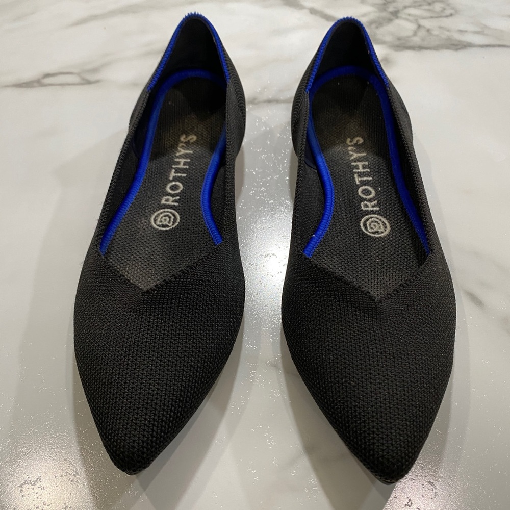 Rothy’s The Point 8.5 Solid Black